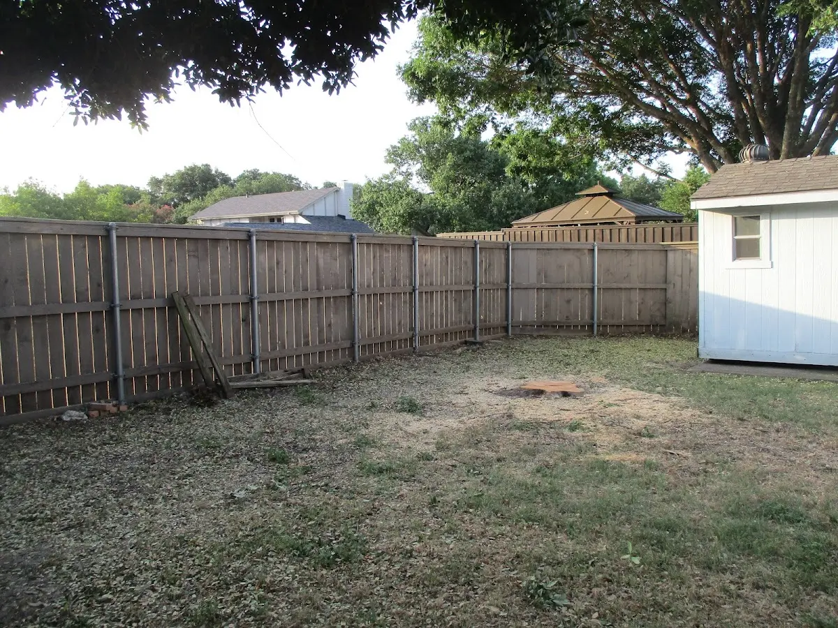 Cleared yard after professional tree removal in Shirleysburg